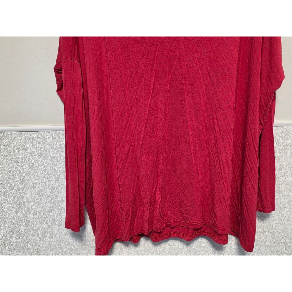 Women's Piko 1988 Top Size L Red Long Sleeve - Picture 8 of 9